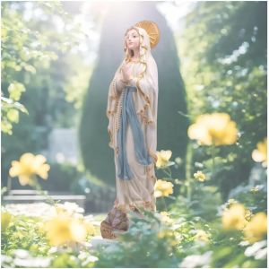 Mevronisshop-Statue De Prière De La Vierge Marie De 38,1 Cm De Haut, Figurine De Collection Catholique De Lourdes, Figurine De Mère Bénie, Cadeau Religieux Idéal Pour La Décoration De La Maison Et De - Neuf