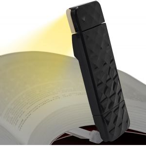 (Noir)Lampe De Lecture Led Rechargeable Lampe Livre Pour Lire Au Lit 3 Températures De Couleur Et 5 Réglages D¿Intensité Batterie Longue Durée Légère Et Portable-Super Idée De Cadeau - Neuf