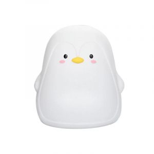 Animal Silicone Mignon Pingouin Carton Led Veilleuse Portable Avec Usb Rechargeable Pour Chambre Salon Blanc - Neuf