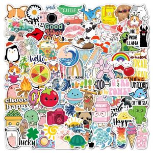 400 petits graffitis d'¿¿t¿¿ frais en plein air en vinyle skateboard wat - Neuf