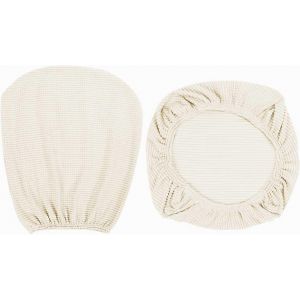 1 Ensemble De Housses De Siège Et De Dos En Spandex Extensible Doux,Housses De Chaise Lavables Pour Chaise De Bureau,Salle À Manger - Neuf