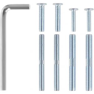 Teppc-Vis De Rechange Pour Griffoir Pour Chat,Vis Pour Poteau A Gratter En Corde De Chanvre Pour Chat Avec Vis M10 Et M8 Et Clé Hexagonale Pour Griffoir Pour Chat - Neuf