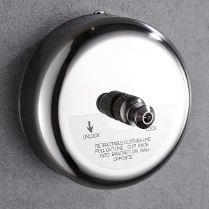 JEXNOVASHOP-Corde &agrave; Linge R&eacute;tractable pour Int&eacute;rieur et Ext&eacute;rieur,Etendoir Linge Interieur Mural,2.8M Fil a Linge pour Appartement,H&ocirc;tel,Buanderie,Salle De Bain,S&eacute;cher Les Couettes,V&ecirc;tements,Serviett - Neuf