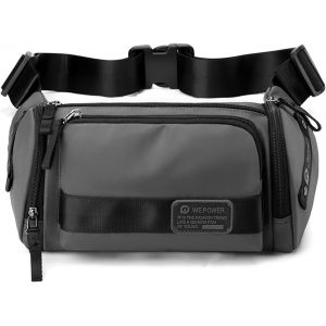 CAUC-Mode Sac &agrave; bandouli&egrave;re pour homme Sac de Ceinture Sac poitrine homme Besace Sacs &agrave; dos port&eacute; travers Sling Bag Sacoche pour Cyclisme Sport Voyage Excursion Sac d'&eacute;paule Sac Banane Nylon - Neuf