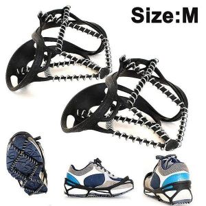 Crampons De Traction Pour La Marche Hivernale ¿ Crampons Antidérapants Pour La Glace Et La Neige, Pour Une Marche En Toute Sécurité (1 Paire) ¿ Légers Et Durables, Tailles M/L Disponibles - Neuf