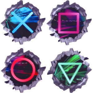 Autocollant Muraux Gamer 3D,Stickers Muraux Game Breaking,Sticker Muraux De Gamer,Stickers Muraux E-Sport,Gamer Poster Murale Pour Decoration Gaming Chambre,Garçon Chambre Ado - Neuf