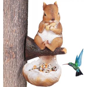 Mangeoire À Oiseaux, Décoration De Jardin Extérieure, Sculptures De Jardin, Statues, Figurines, Cadeaux De Jardinage Pour Noël - Neuf
