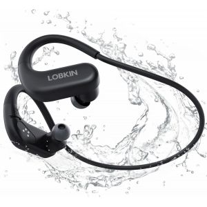 NAERYUTER-Écouteurs De Natation,Ipx8 Étanche Écouteur Conduction Osseuse Bluetooth 5.4,Casque Sans Fil Intra Avec Lecteur Mp3 8 Go Pour Sport,Natation,Course À Pied (Noir) - Neuf