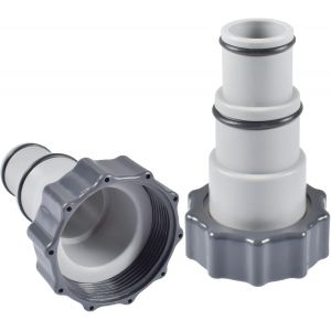 Adaptateur de Tuyau de Piscine A,32 mm et 38 mm-Adaptateur de Remplacement pour Tuyau de Piscine (2 pièces par paquet) - Neuf