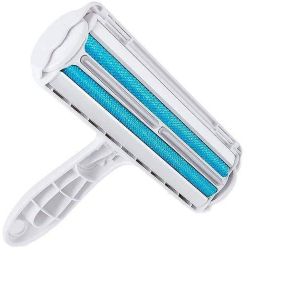 Rouleau anti-poils d'animaux autonettoyant - Brosse anti-peluches &eacute;cologique pour meubles, tapis et v&ecirc;tements - Solution durable et r&eacute;utilisable - Neuf