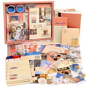 Kit De Scrapbooking Esth&eacute;tique,Kit De Journal Ind&eacute;sirable Avec Fournitures De Journalisation / Scrapbooking,Cadeau Pour Adolescent ( - Neuf