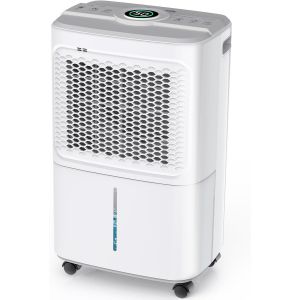 CHECARZHN--NO1-Déshumidificateur Électrique 12 L 190 W, Économe En Énergie Pour 20 M², Avec Affichage Numérique Et Panneau De Contrôle Tactile, 3 Modes, 2 Options De Vidange, Minuterie 24 H - Neuf