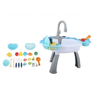 Ensemble De Jeu De P&ecirc;che Pour Enfants Avec Circulation D'eau Automatique Table De P&ecirc;che Au Requin Jouet &Eacute;ducatif Jeu De R&ocirc;le Ensemble D'activit&eacute;s Aquatiques Sans Piles Nee - Neuf
