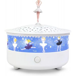 - Veilleuse - Projecteur D'etoiles Sophie La Girafe&copy; 14 Cm - Musical - D&eacute;tection Des Pleurs - Rechargeable Usb - Neuf