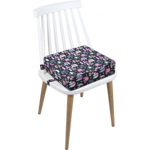 Rehausseur Chaise Enfant Coussin, En Toile De Coton Lavable Avec 2 Sangles, Boucle De Sécurité, Motif De Dessin Animé Pour Enfant (Animaux-Blancs) 111 - Neuf