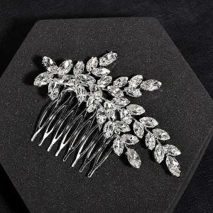 Peigne De Mariage, Accessoire De Coiffure Pour La Mari&iquest;&iquest;E, Diad&iquest;&iquest;Me En Cristal, &iquest;&iquest;Pingles &iquest;&iquest; Cheveux &iquest;&iquest;L&iquest;&iquest;Gantes Pour Femmes En Argent Et Or - Neuf