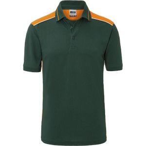 Polo De Travail - Homme - Jn858 - Vert Fonc&eacute; - Neuf