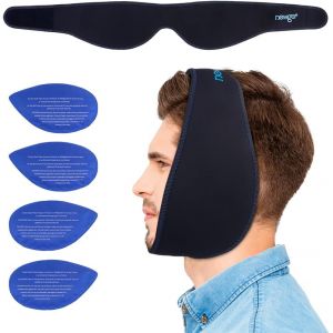 Eryi-Poche De Glace Pour Mâchoire, Poche De Glace Dent De Sagesse, Sac De Gel Glace Compresses Chaud Et Froid Réutilisables Pour Mâchoire Visage Tête Et Menton, Tmj, Dents De Sagesse, 4 Poches De Gel - Neuf