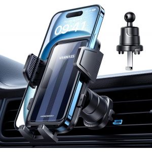 [Support de t&eacute;l&eacute;phone portable de classe militaire pour ventilation de voiture [2023 crochet de ventilation le plus puissant] Support de t&eacute;l&eacute;phone portable pour voiture flexible rotatif - Neuf