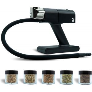 Ulteronixshop-Fumus - Fumoir a Froid Professionnel - Fumoir Viande et Poisson 2 Vitesses + 5 Saveurs de Bois Europ&eacute;en Offert + E-Book de Recettes Gratuit - Cocktail Smoker - Neuf