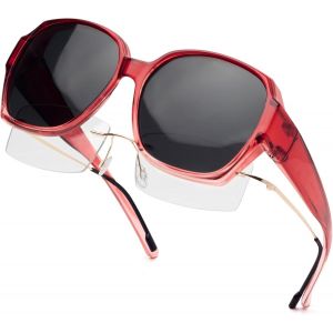 Kalanka-Surlunettes De Soleil Polarisées Sur-Lunettes De Soleil Femme Pour Conduite, Cyclisme, Sport Et Loisirs Protection Uv400 - Neuf