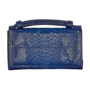 Cuir Femmes Sac À Main Femme Chaîne Sac À Bandoulière Luxe Designer Tote Messenger Bags(Future Blue) - Neuf