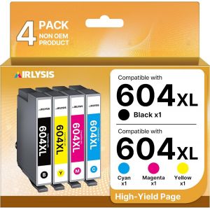 304XL Remanufactur&eacute;es Cartouches d'encre Remplacement pour HP 304 Noir et Couleur pour Envy 5030 5032 5020 5010 Deskjet 3760 2630 3750 2620 2622 3720 3762 3730 3733 (1 Noir, 1 Tri-Colore) - Neuf