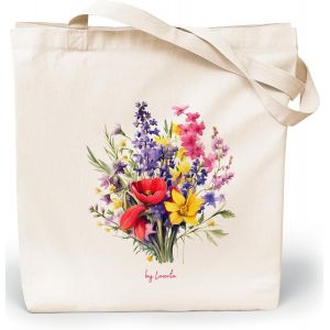 TZF-Tote Bag Femme - Sac Cabas Femme Original - Tote Bag Coton 100% Grand 35 x 42 x 8 cm - Sac Fourre Tout en Toile - Neuf