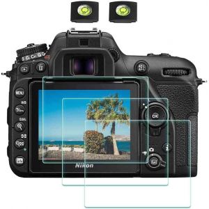 Vitre Protection Pour Nikon D7500 Verre Tremp&eacute; Protection Ecran Et Housse De Sabot,0,3mm Duret&eacute; 9h Screen Protector Anti-Rayure Anti-Trace Anti-Bulle -Lot De 3 - Neuf