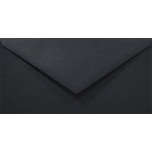 50 enveloppes longues noires DL 110x220mm Rainbow 80g rabat pointu collage humide enveloppes colorées enveloppes décoratives pour invitations mariage Noël cartes de voeux anniversaire fêtes - Neuf