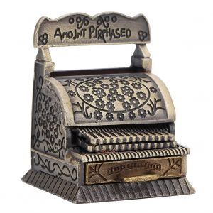 Mini Caisse Enregistreuse Classique Pour Maison De Poupee, Accessoires De Decoration, Jouet Pour Enfants A L'echelle 1:12 - Neuf