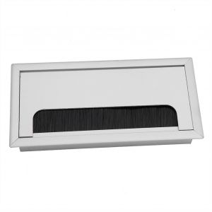 Carré en aluminium bureau ordinateur fil câble bien rangé prise insérer trou couvercle supérieur (moyen) - Neuf