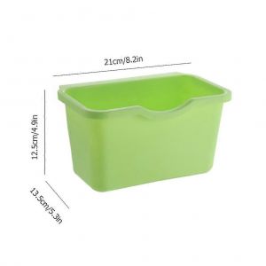 poubelle suspendue en plastique pour porte d'armoire de cuisine poubelle boîte à ordures - Neuf