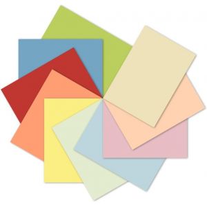 PATQ-Landre Papier Imprimante Multiusage A4 Color&eacute; Premium, 250 Feuilles en 10 Couleurs - Neuf