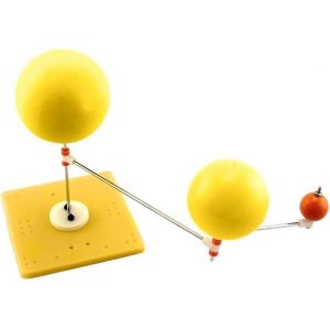 Modèle scientifique,système solaire bricolage Soleil Terre Lune Planétarium orbital Modèle Planétarium éducatif - Neuf