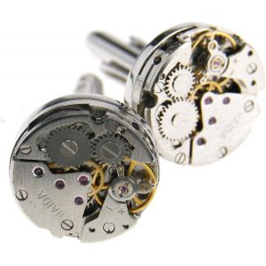 Eryi-Lot De 2 Boutons De Manchette En Forme De Montre Pour Homme - Neuf