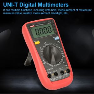 Multimetre numerique UNI-T, testeur de tension/courant/resistance/frequence CA/CC a plage automatique (UT890D) - Neuf