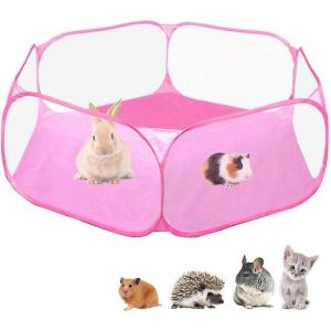 Tente De Parc Pour Petits Animaux Portable Et Respirante - Cage C&c De 47"" Pour S'amuser À L'intérieur/À L'extérieur, Conception Pop-Up Facile, Idéale Pour Les Hamsters, Les Lapins Et Plus Encore - Neuf