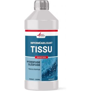 Ulteronixshop-Imperm&eacute;abilisant tissu textile exterieur, interieur : Toile, tente, housse, vetemement etc.. - IMPERTISSU - 0.5 L (jusqu'&agrave; 5 m&sup2;) - - Neuf
