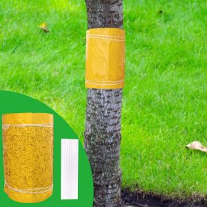 Anneau de Colle Auto - adh&iquest;&iquest;sif pour Arbres fruitiers 25cmx10 m&iquest;&iquest;tres, Anneau de Colle de Prunier de Fourmi de Chenille pour Arbres de Protection, Arbres fruitiers, Arbres cerisiers - Neuf