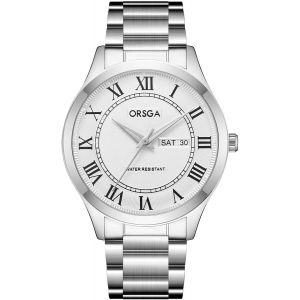 Eryi-Montre Homme Chiffres Romains Analogique Quartz Avec Calendrier Date Etanche Montre Hommes Marron Cuir Ou Acier Inoxydable Bracelet - Neuf