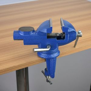 Etau de serrage pivotant avec enclume pour la bijouterie et le travail du bois (50 mm) - Neuf