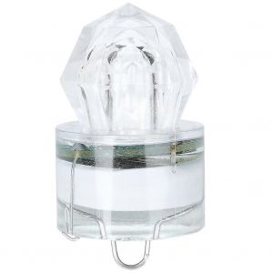 Mini &Eacute;tanche Led Poisson Leurre P&ecirc;che Sous-Marine Lumi&egrave;re Attrayante Lampe De Goutte Profonde (Blanc) - Neuf