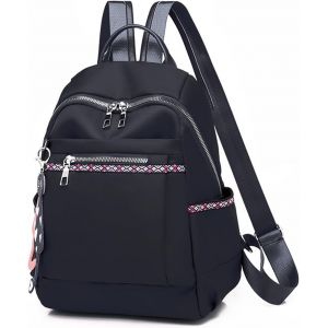 RFCBC-Sac à Dos Femme Élégant et Léger, Sac à Main Sport Voyage Antivol, Petit Sac pour Ado Fille, Tendance, avec Bandoulière, Étanche, Multicouche, Cartable de Loisir en Nylon - Neuf