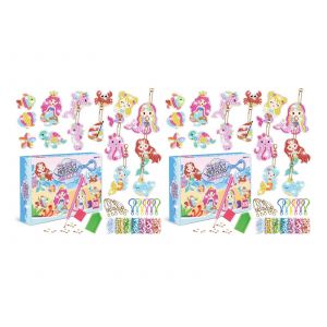 Kits De Porte-Cl&eacute;s Sir&egrave;ne Et Licorne En Strass &Agrave; Faire Soi-M&ecirc;me Pour La D&eacute;coration De No&euml;l - Neuf