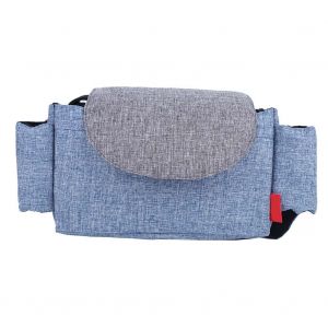 Organiseur De Poussette Pour Bebe, Portable Et Detachable, Sac A Couches, Etui De Rangement, Bleu - Neuf