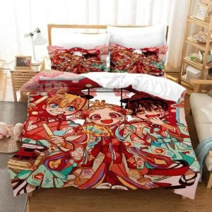 Parure De Lit Hanako-Kun, Housse De Couette, Motif Dessin Anime Japonais, Pour Lit Simple, Queen Size, King Size, Twin, Gar&ccedil;ons Et Adolescents - Neuf