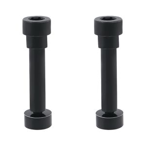 LORANKA-Lot de 2 charni&egrave;res m&eacute;talliques &agrave; vis pivotantes compatibles avec B-ose QuietComfort QC35 - Pi&egrave;ces de r&eacute;paration de casque pour m&eacute;canisme de rotation des oreillettes - Noir - Neuf