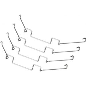 4pcs Attaches de Ventilateur pour Dissipateur de Chaleur de CPU, 8CM Attache de Fil de Type Crochet Sup&eacute;rieur pour Fixer le clips de Radiateur de CPU de Carte M&egrave;re PC - Neuf