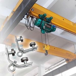 Poulie robuste Corni&egrave;re Fer Roulement Circulaire Chariot C&acirc;ble M&eacute;tallique En Acier C&acirc;ble Suspension Poulie Corni&egrave;re Fer C&acirc;ble De Support Poulie 40/50 - Neuf